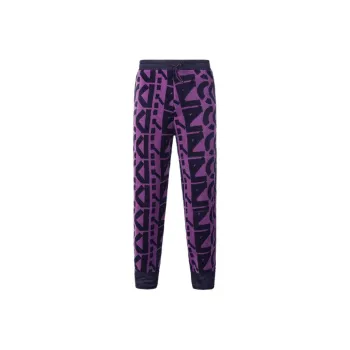 KENZO SPORT Knitted Sweatpants Men Purple