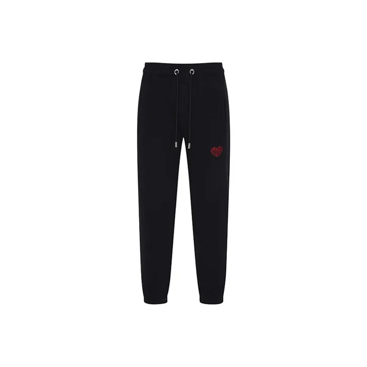 GCDS Knitted Sweatpants Men Black-0