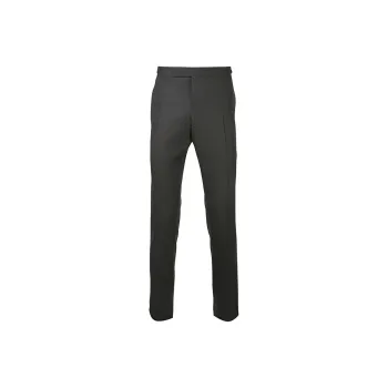 THOM BROWNE Low Rise Skinny Side Tab Trouser In Super 120's Twill
