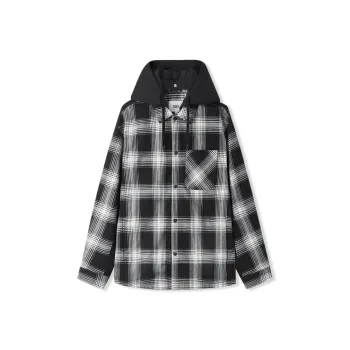 SEM/R Jacket Men's Black White Tone