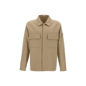 STONE ISLAND Ghost Piece Button Up Overshirt