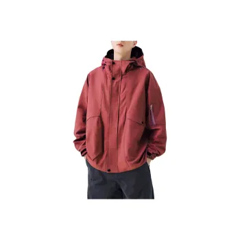 EYEUNDERSTAND Jackets Coats Unisex Burgundy
