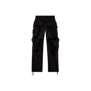 DIESEL P-Argym-New-A Stretch-cotton Wide-leg Trousers