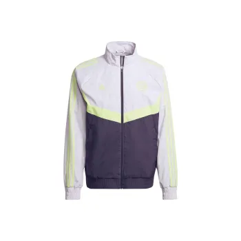 Adidas Fc Bayern Woven Track Top Jackets Coats Men's Silver Daybreak