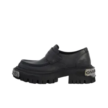 Balenciaga Tractor Casual Shoes Men's Black