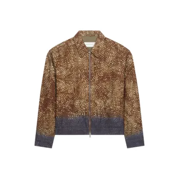 DRIES VAN NOTEN Graphic print Bomber Jacket