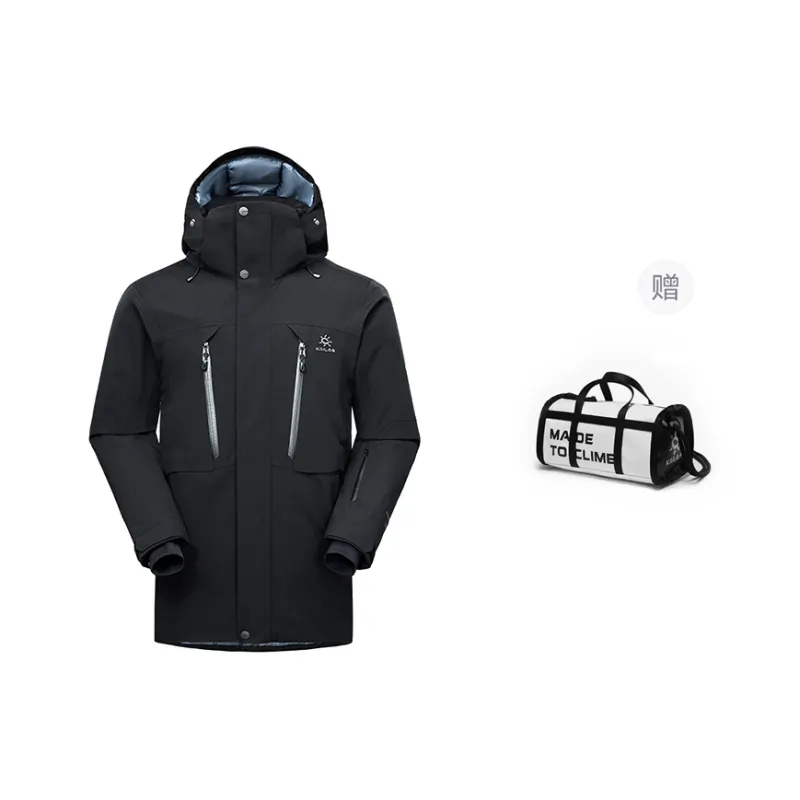 KAILAS Mid Length Hooded Down Jacket Men's-7