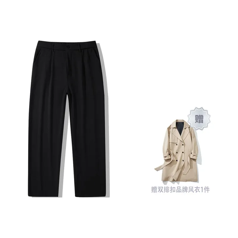 Freamve Straight Casual Pants Unisex-26