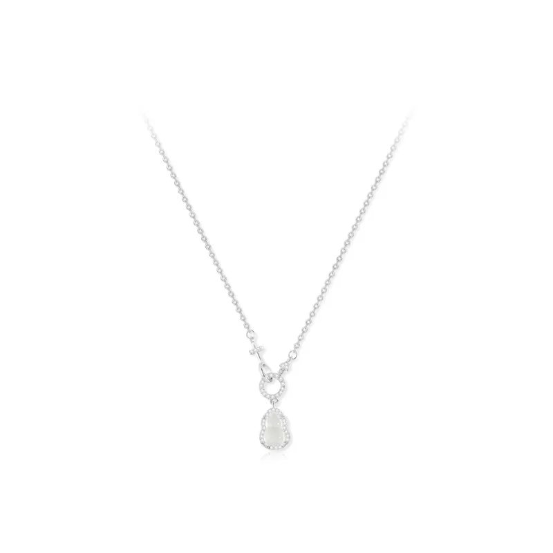 JUICY GRAPE Chalcedony Jade Necklaces Women's-0