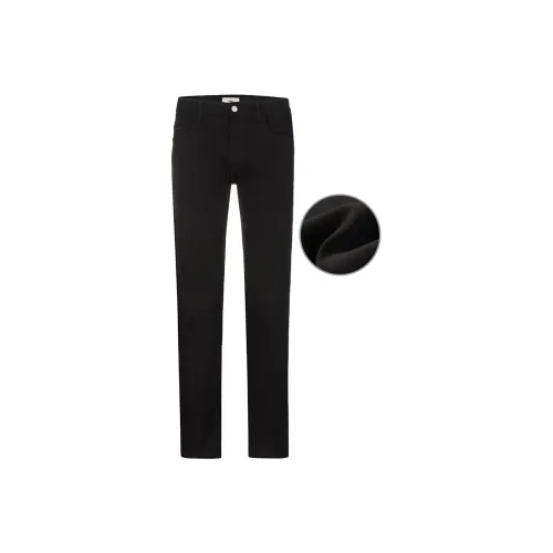 23R+ Jeans Men's Black Active Dye Craft