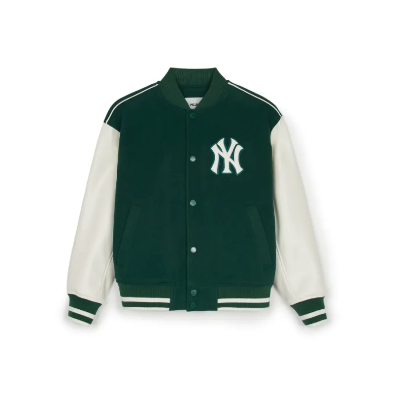 MLB Varsity New York Yankees Jacket Unisex Dark Green-0