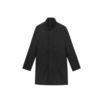 VERSACE Trench Coats Men Black
