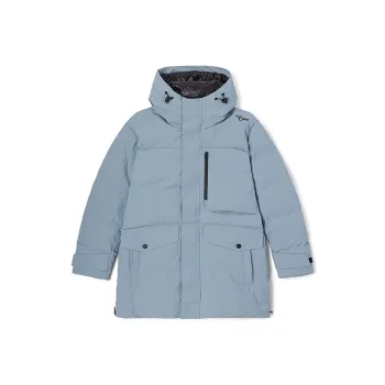 Mizuno Down Jacket Men's Light Gray Blue
