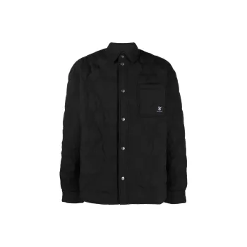Daily Paper Rajub Logo Patch Quilted Overshirt