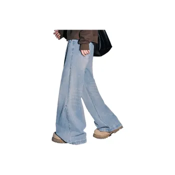 BRYAN JIMENEZ Jeans Unisex Ice Blue
