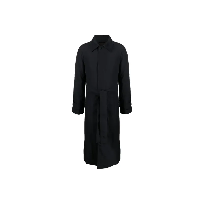 Ferragamo Trench Coats Men Black-0