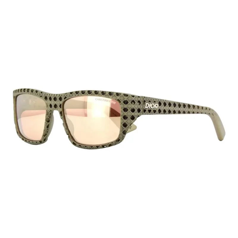 DIOR Square Sunglasses Unisex Brown-0