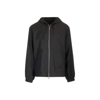 Givenchy 4G Plaque Zip Up Hoodie