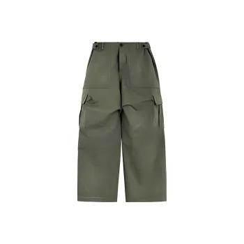 WE11DONE Cargo Pants Unisex Olive Green