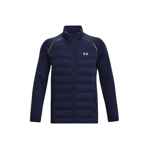 Under Armour Stretch Hybrid Down Jacket Men's Midnight Dark Blue