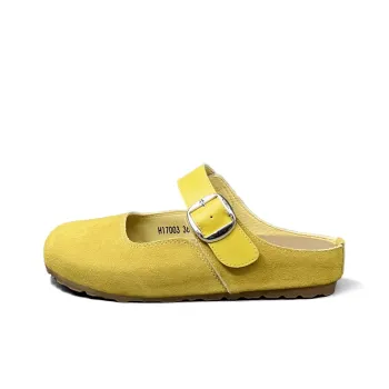Shougu Rubber Sole Quiet Odor Resistant Closed Toe Slippers Women's