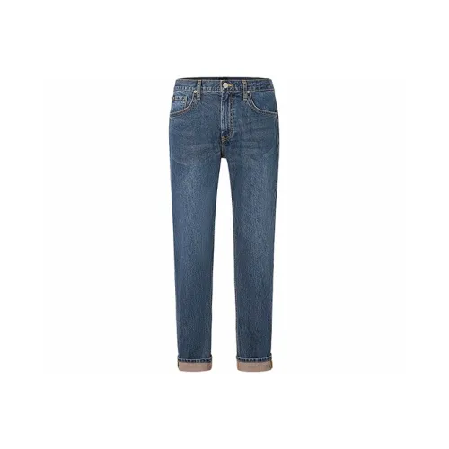 Lee Jeans Men's Medium Dark Blue