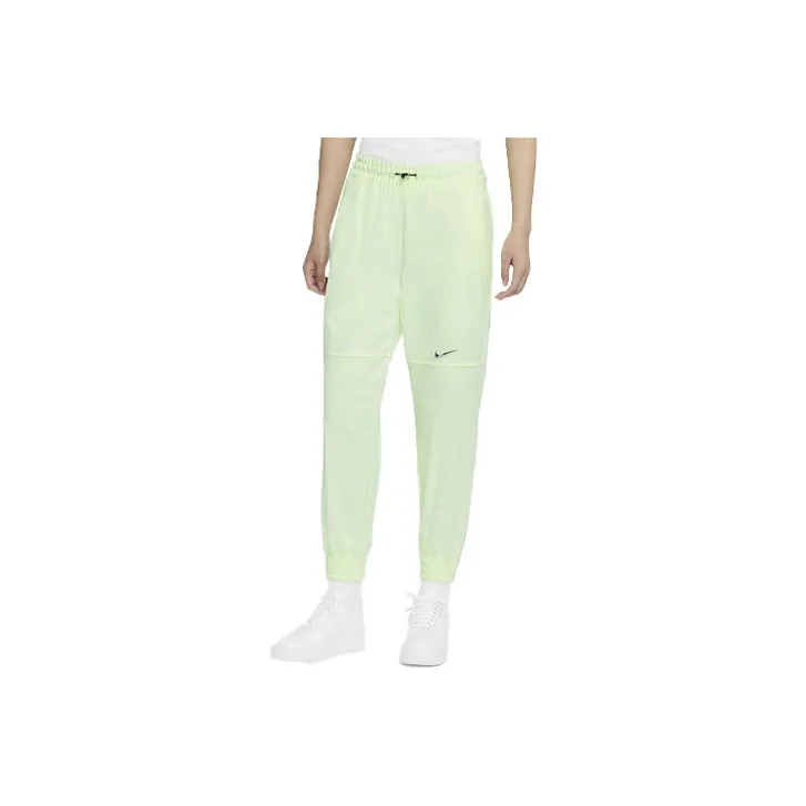 Nike Knitted Sweatpants Men Slight Yellow Green-0