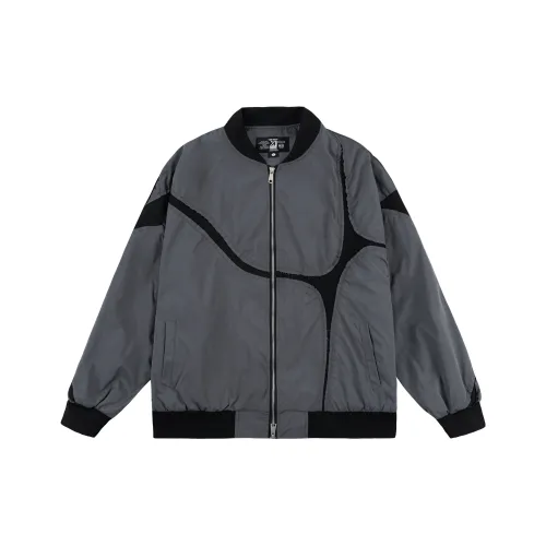 XINYINSU Jackets Coats Unisex Gray