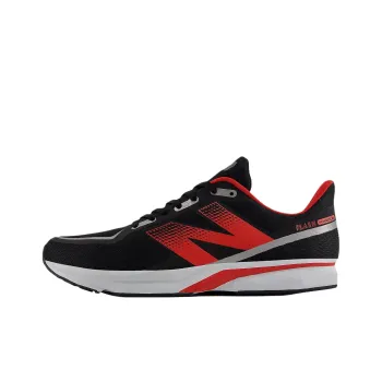 New Balance DynaSoft Flash V7 Cushioning And Breathable Low Top Running Shoes Unisex Black Red