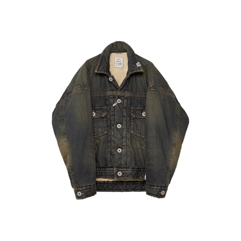 Maison Mihara Yasuhiro Denim Puffer Jacket-0