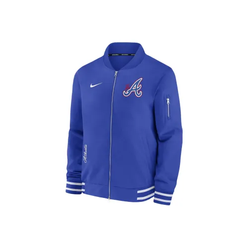 Nike Atlanta Braves Authentic Collection City Connect Game Time Men's Nike Mlb Full Zip Bomber Jacket