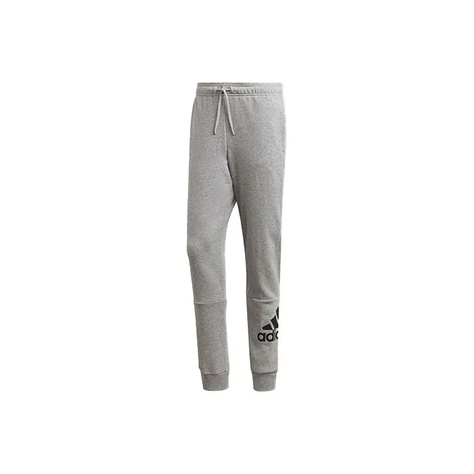Adidas Knitted Sweatpants Men Medium Heather Gray-0
