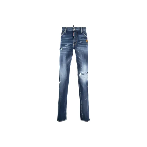 DSQUARED 2 Distressed Medium Hiking Jeans