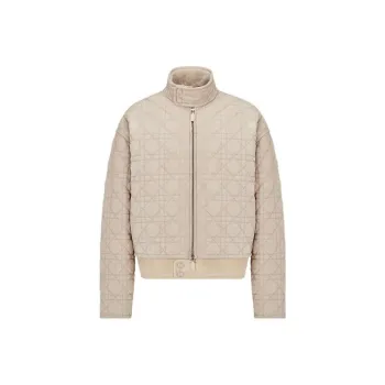 DIOR Leather Jackets Men Beige