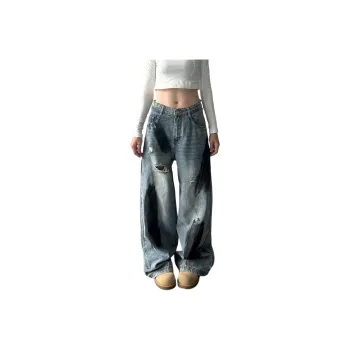 NEVER RULE Jeans Unisex Blue