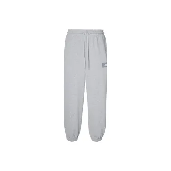 Adidas Knitted Sweatpants Men Medium Heather Gray