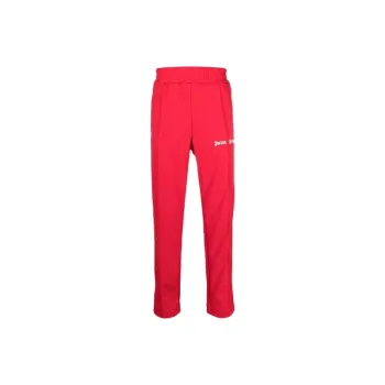 PALM ANGELS Knitted Sweatpants Men Red