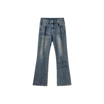 XINYINSU Jeans Unisex Dark Blue