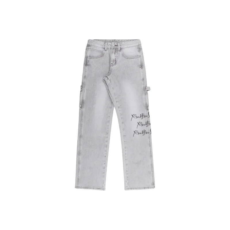 XINYINSU Jeans Unisex-8