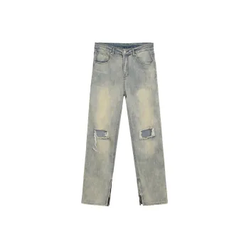 UNKNOWTAL Jeans Unisex Yellow Mud