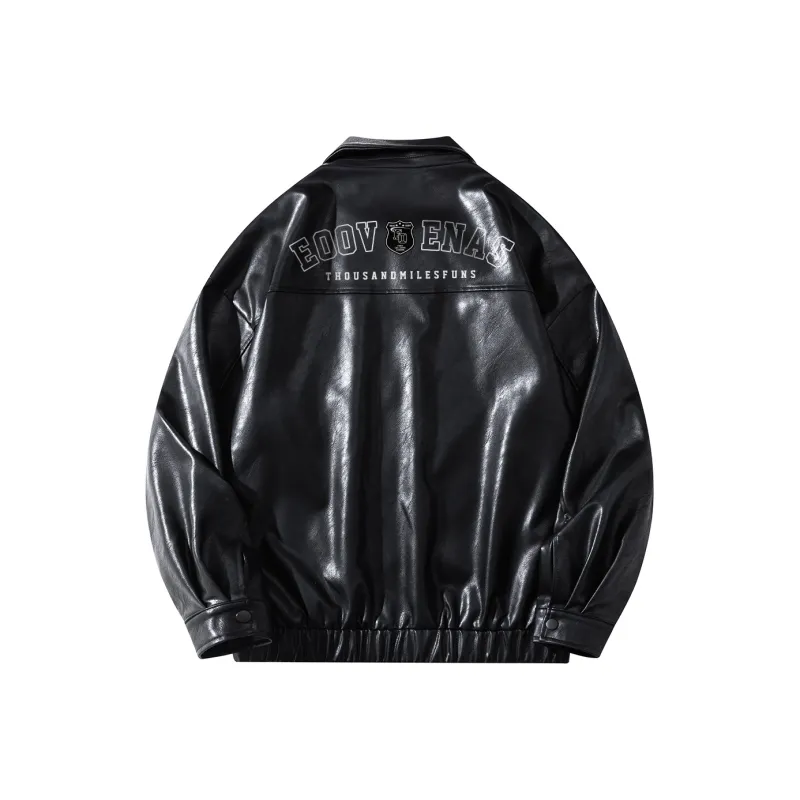 EOOVEN Leather Jackets Unisex-0