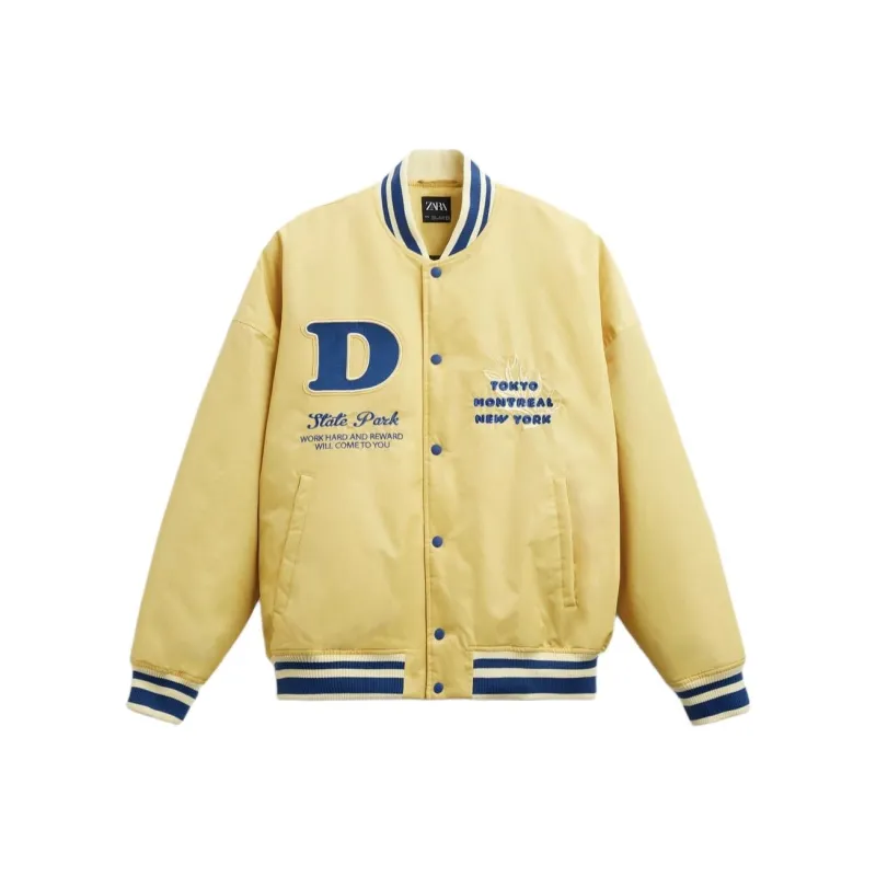 ZARA Jackets Coats Unisex Yellow-0