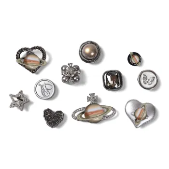 ZUOWEISHIJIA Metal Shoe Accessories Unisex