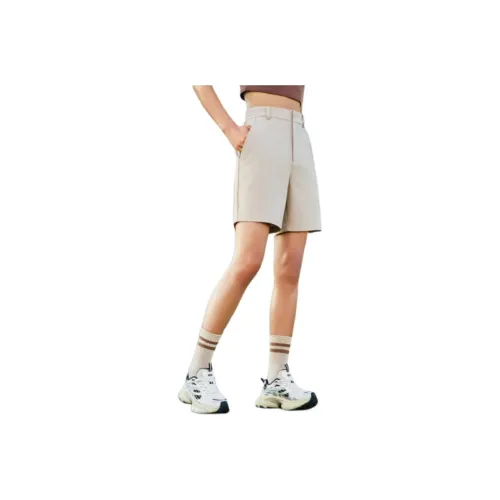 Anta Variety Training Collection Casual Shorts Women's Pine Khaki