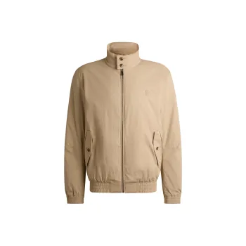 HUGO BOSS Embroidered double B Bomber Jacket