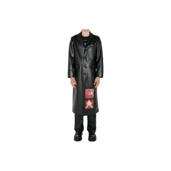 Misbhv Leather Jacket Men's Black