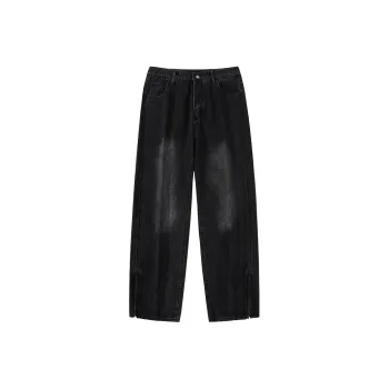 THREE-BODY Jeans Unisex Black Gray