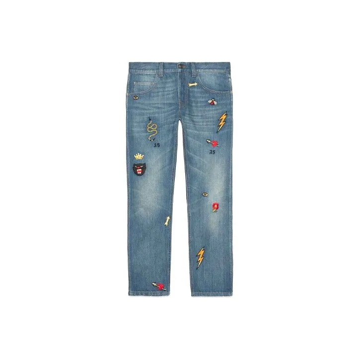 GUCCI Jeans Men Blue-0