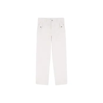 Maison Kitsune Logo Patch Straight Leg Jeans