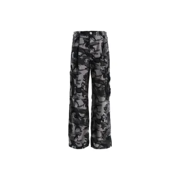 TERRA INCOGNITA Loose Fit Casual Pants Unisex Camouflage